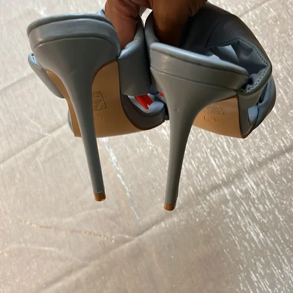 Public Desire Powder Blue Mules - Picture 4 of 4